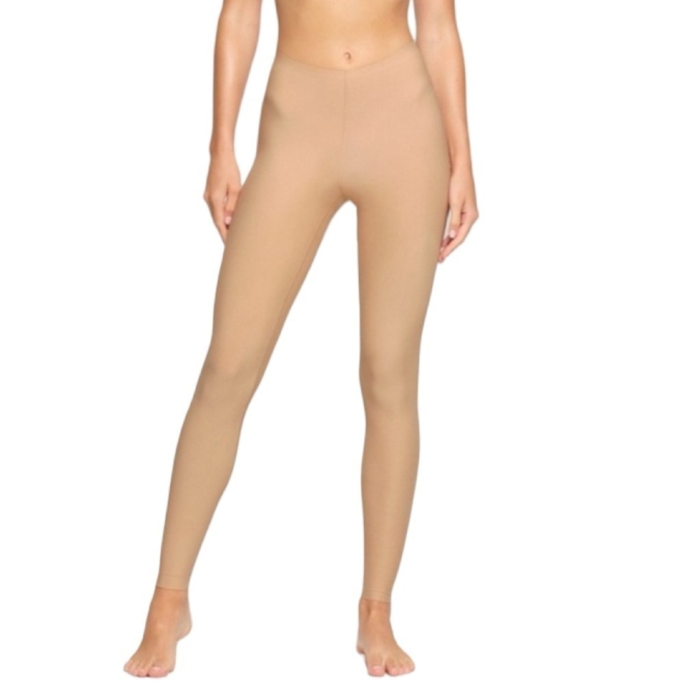 SKIMS Foundations Leggings in Clay High Waisted Lightweight Shapewear Size Large